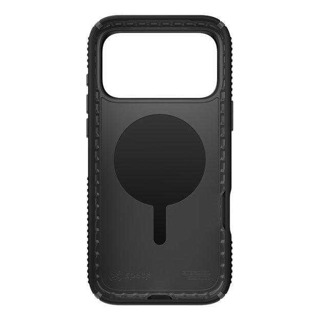 „Speck Presidio2 Grip ClickLock & MagSafe“ dėklas, skirtas „iPhone 17 Pro Max“ (juodas / pilkas / baltas) 22