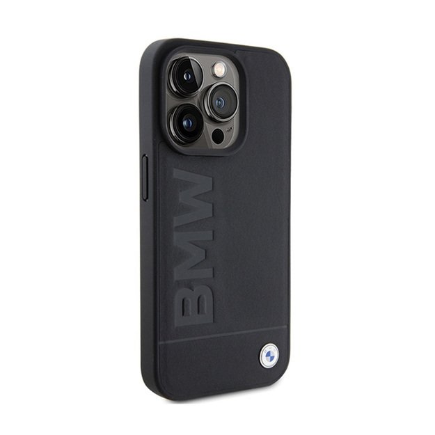 BMW odinis „Hot Stamp MagSafe“ dėklas, skirtas „iPhone 15 Pro“ (juodas) 1