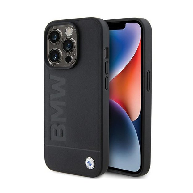 BMW odinis „Hot Stamp MagSafe“ dėklas, skirtas „iPhone 15 Pro“ (juodas) 6