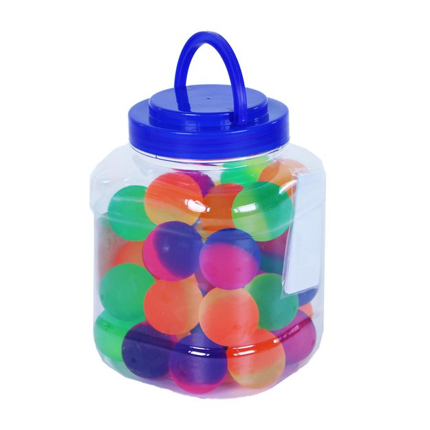 Šokinėjantis kamuolys - dvispalvis, 38 mm 2