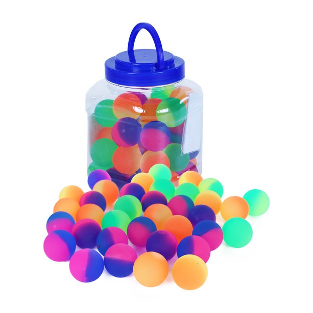 Šokinėjantis kamuolys - dvispalvis, 38 mm 4