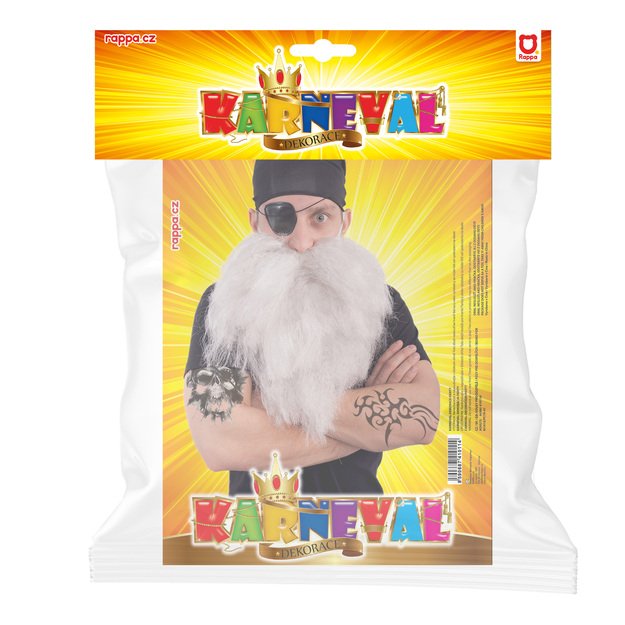 Piratų barzda, šalikas ir pleistras suaugusiems 2