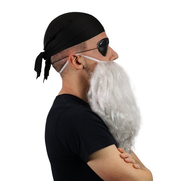 Piratų barzda, šalikas ir pleistras suaugusiems 4