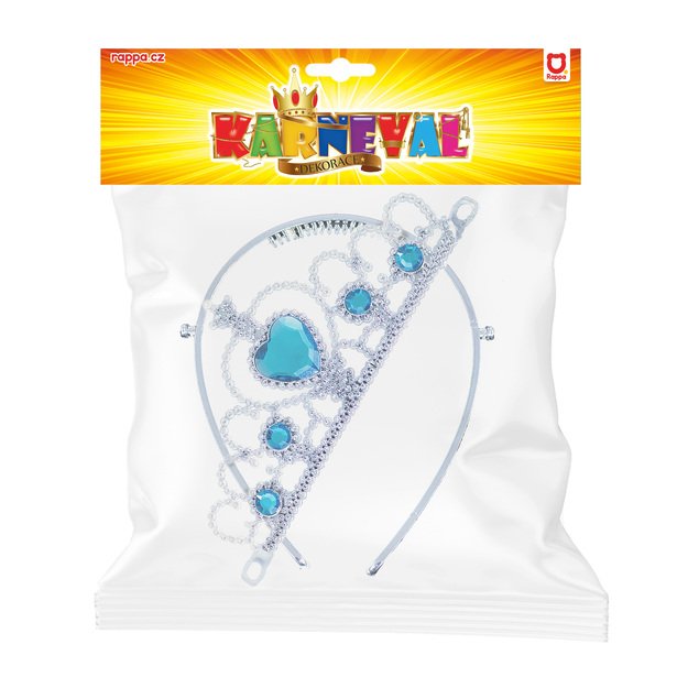 Žiemos princesės karūna su akmenimis 2