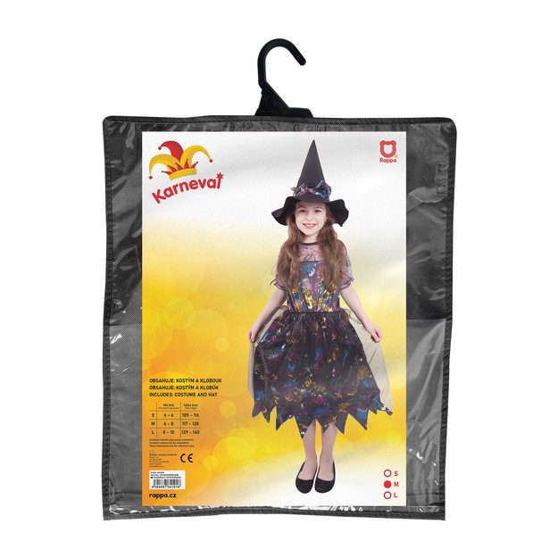Children costume - colorful witch (M) 2