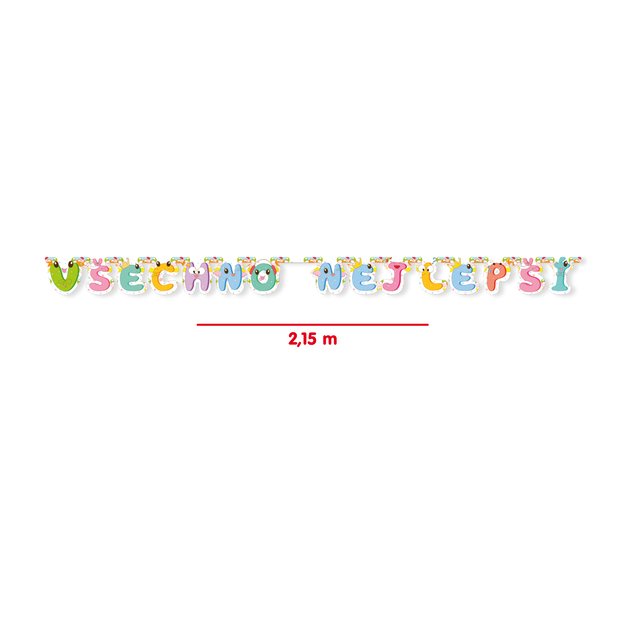 the garland Vsechno nejlepsi 3