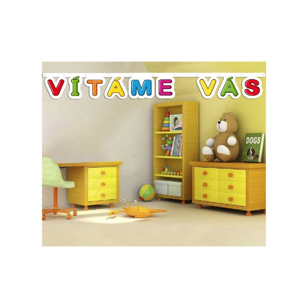 the paper garland -  VÍTÁME VÁS  6
