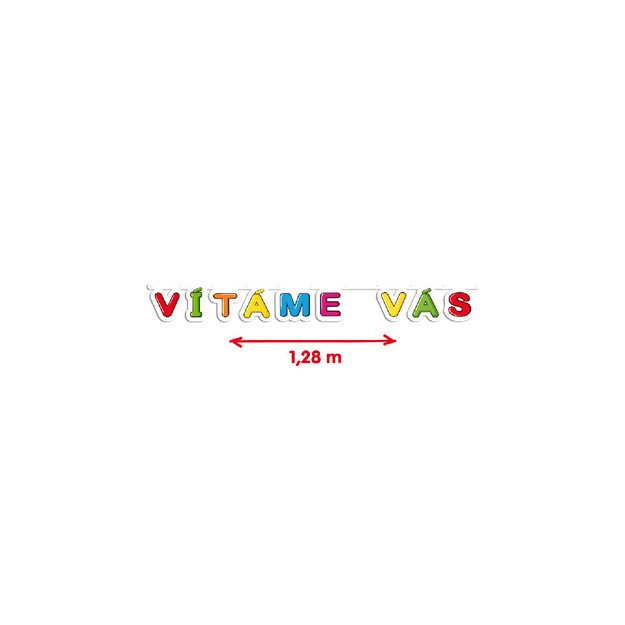the paper garland -  VÍTÁME VÁS  4