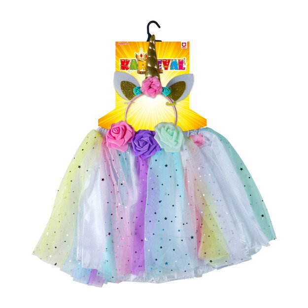 Children costume unicorn tutu skirt with accs. 3