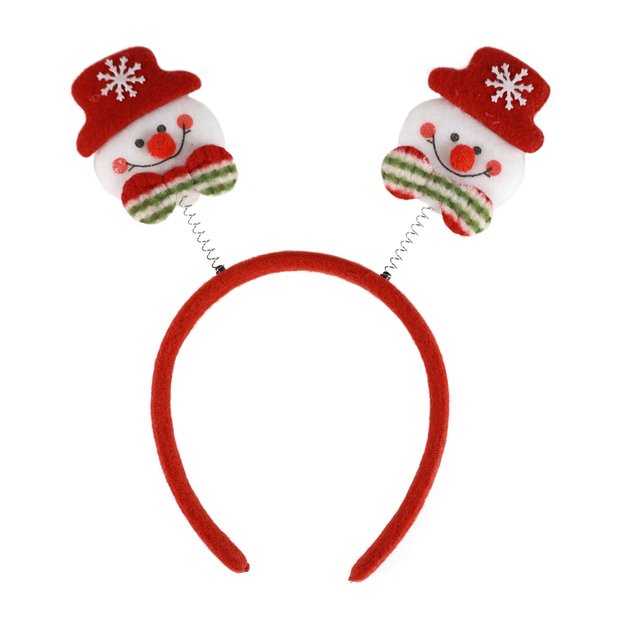 Children snowman headband 3