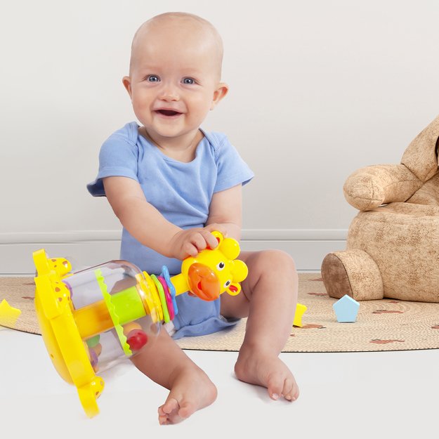 Toy with balls giraffe 3