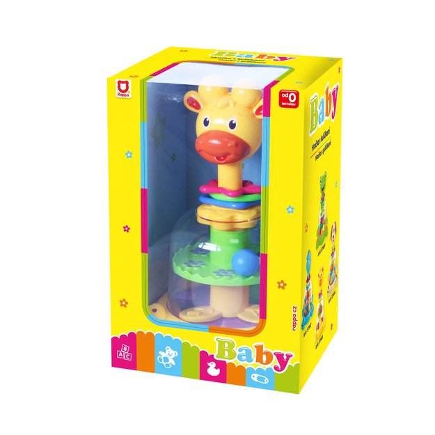Toy with balls giraffe 2