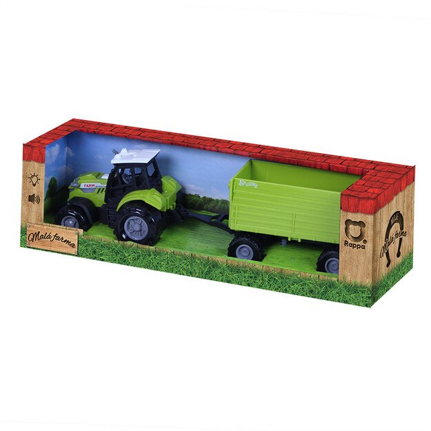Tractor with sound, light, trailer 1