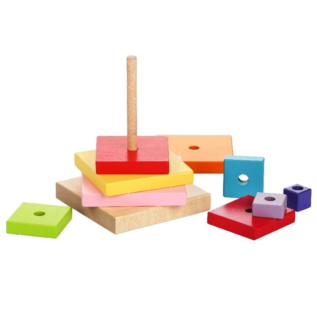 Color pyramid - wooden puzzle 4