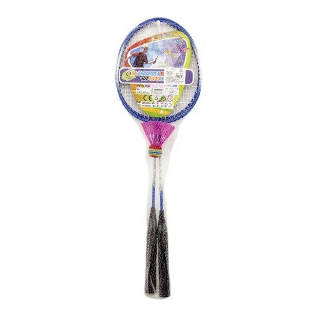 Metal badminton in the net 2