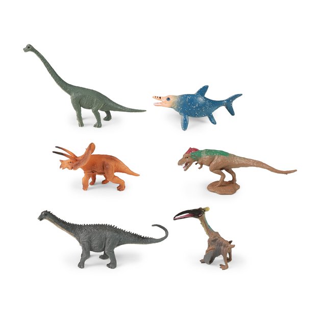 A set of dinosaurs 6 pcs