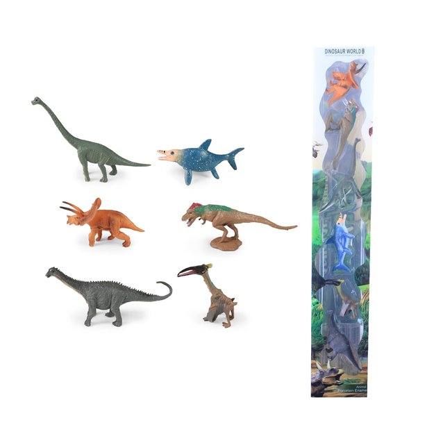 A set of dinosaurs 6 pcs 3