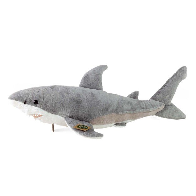 Plush white shark 51 cm ECO-FRIENDLY 4