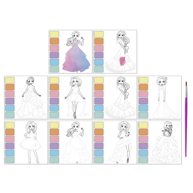 Dažai vandeniu 20 x 20 cm 2