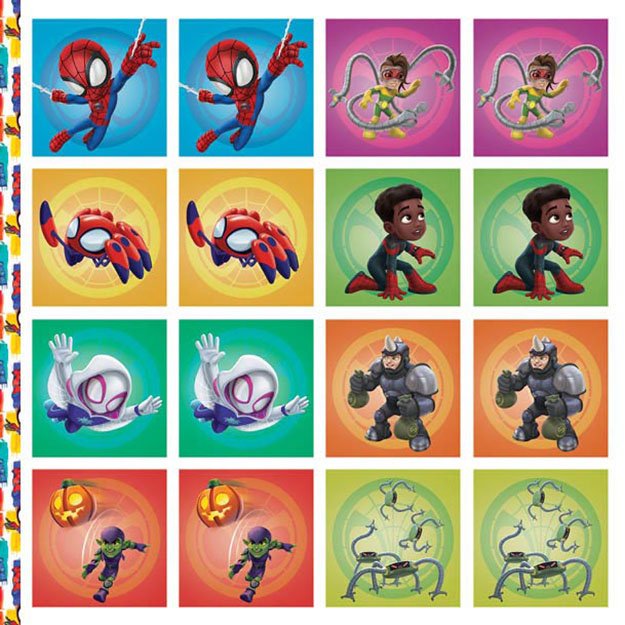 Pexeso užrašų knygelėje „Spidey“ 2