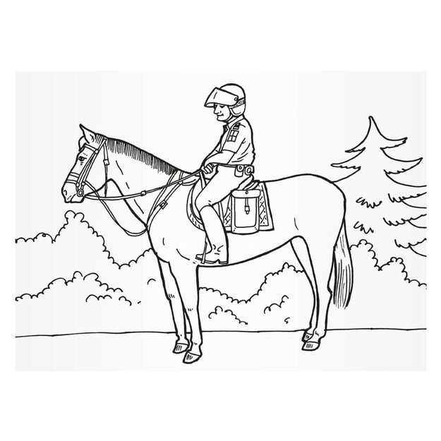 MFP policijos spalvinimo puslapiai 5