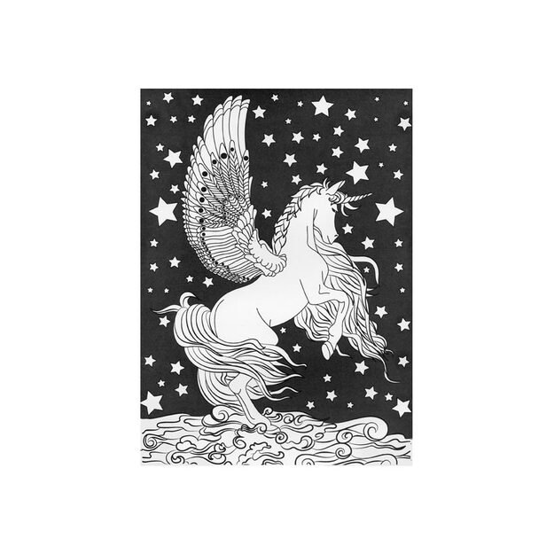 Antistresiniai spalvinimo puslapiai Vienaragiai 3 4