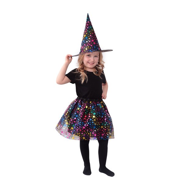 Children costume stars tutu skirt with hat 3