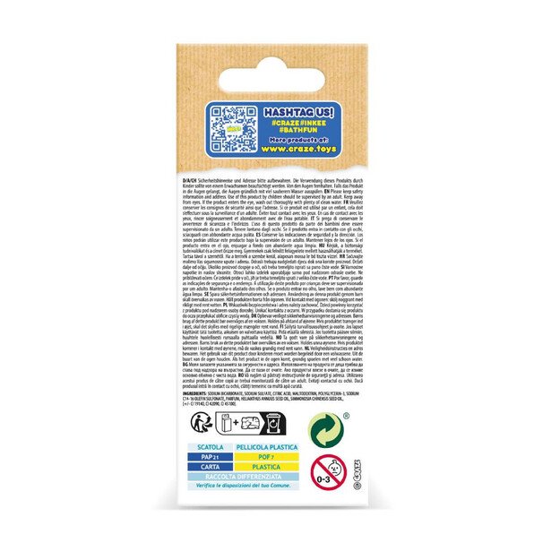 INKEE - Mini pakuotė putojančių bombų - Vienaragis 6