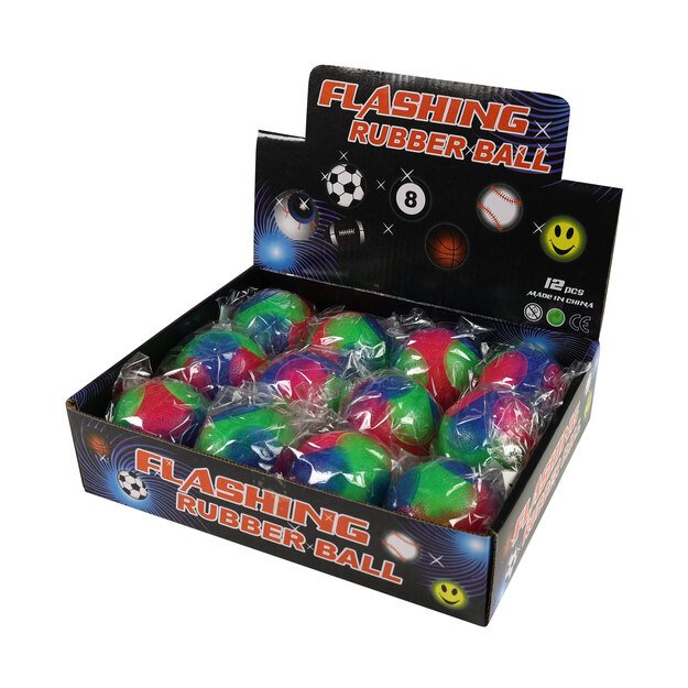 Šokinėjantis kamuolys su šviesa 5 cm 2