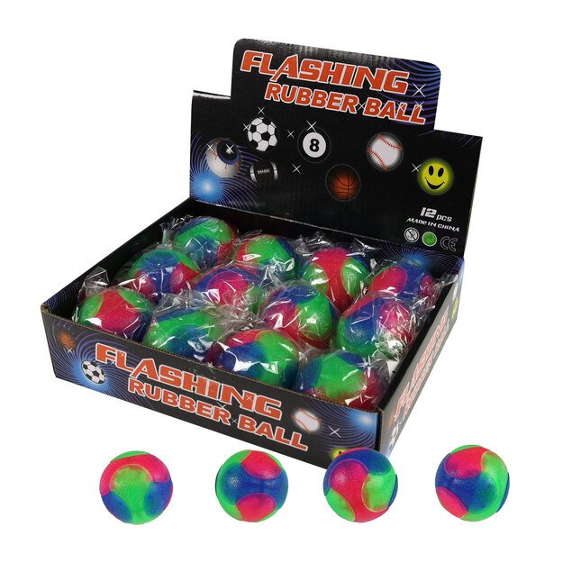 Šokinėjantis kamuolys su šviesa 5 cm 1