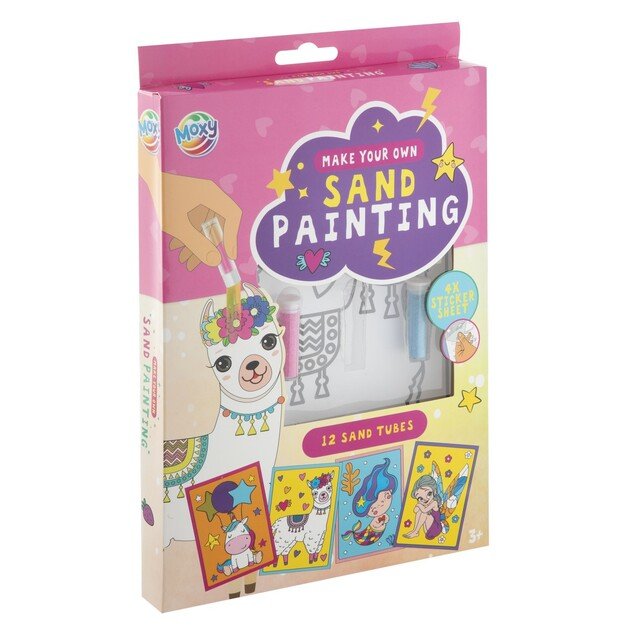 Creative set sand painting 4 sheets