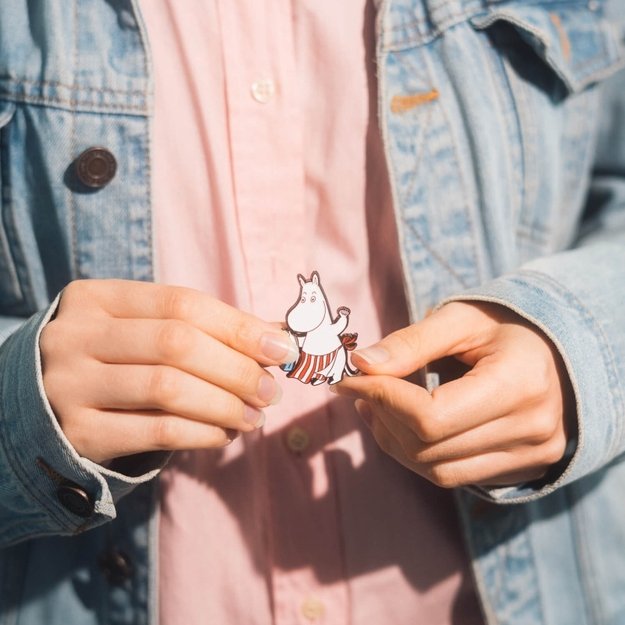 Muminai - 4 smeigtukų rinkinys drabužiams arba kuprinei 7