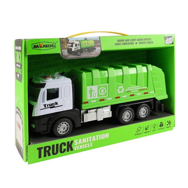 Šiukšliavežė su šviesomis ir garsu 2