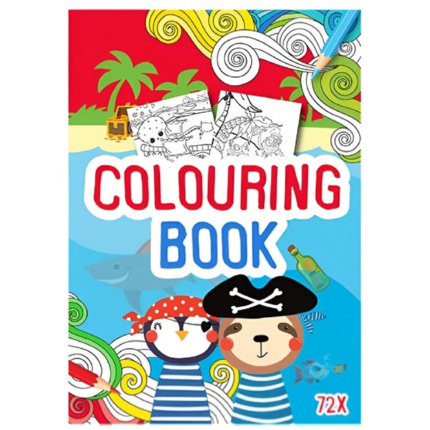 Book colouring 72pgs A4 1