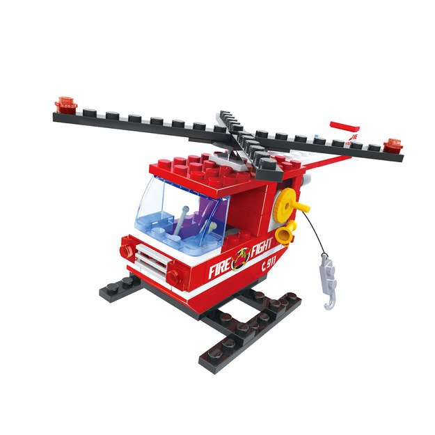 BLOXO ugniagesio konstravimo rinkinys, 84 dalys 1