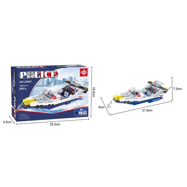 BLOXO policijos konstravimo rinkinys, 195 dalys 3