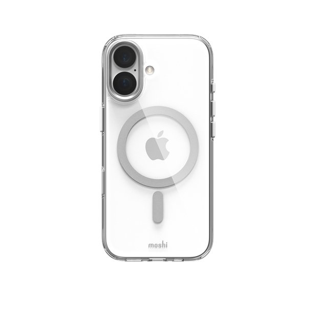 „Moshi iGlaze MagSafe“ dėklas iPhone 17 (sidabrinis) 4