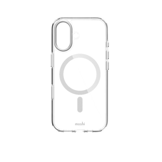 „Moshi iGlaze MagSafe“ dėklas iPhone 17 (sidabrinis) 5