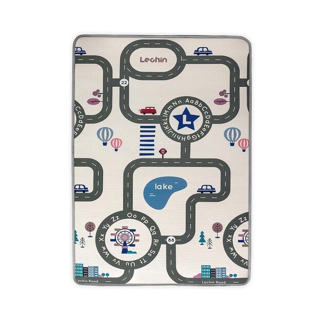 Dvipusis putplasčio kilimėlis Milly Mally Kinder City 178x120 cm 3