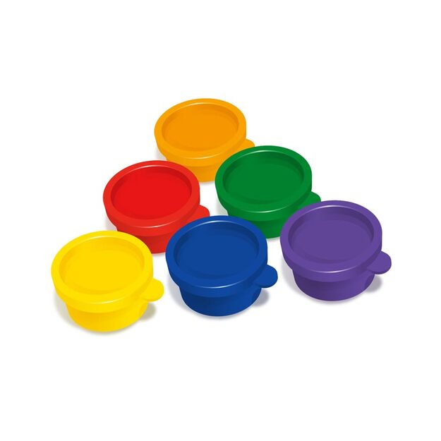Finger paints 6 pcs of colors 30ml 2