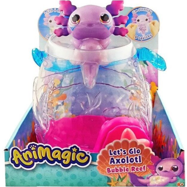 ANIMAGIC Švytintis aksolotlis akvariume 1