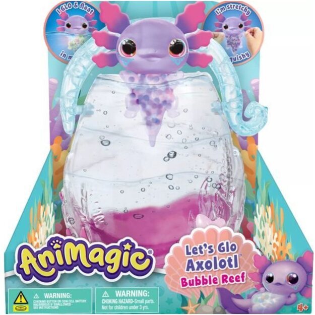 ANIMAGIC Švytintis aksolotlis akvariume 4