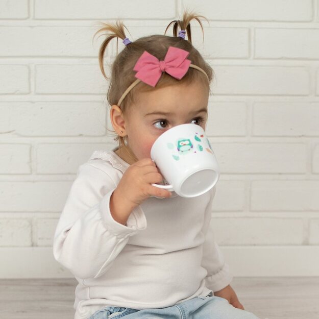 Puodelis su ausytėmis Akuku 250 ml drambliai 1