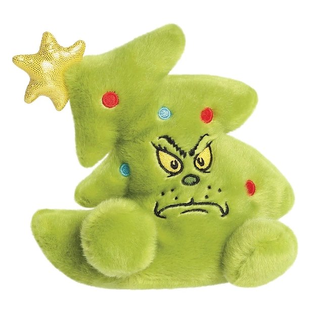 Grinčas - pliušinis žaislas Grinčas Kalėdų eglutės formos, 13 cm iš „Palm Pals Collection“ 2