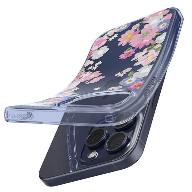 „Spigen Liquid Crystal“ dėklas, skirtas „iPhone 15 Pro“ (žydintis) 7