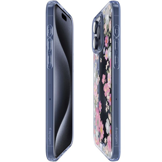 „Spigen Liquid Crystal“ dėklas, skirtas „iPhone 15 Pro“ (žydintis) 2