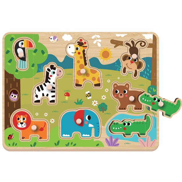 2Kids Žaislai Dėlionė Safari 1