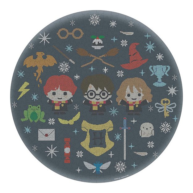 Haris Poteris – galvosūkiai su 500 elementų dekoratyvinėje dėžutėje (Kalėdos Hogvartse) 9