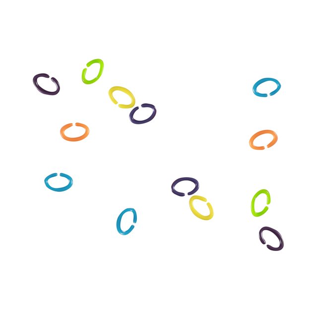 Mažos plastikinės raidės retro 150 vnt. 2