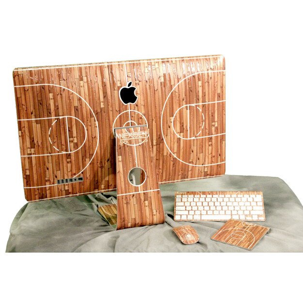 Nexgen Skins su 3D efektu, skirta iMac 27 (Hardwood Classic 3D)